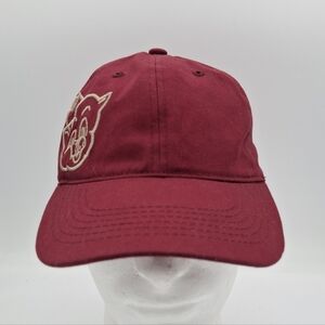 Piggly Wiggly Red Adjustable Strapback Dad Hat Cap Embroidered Logo